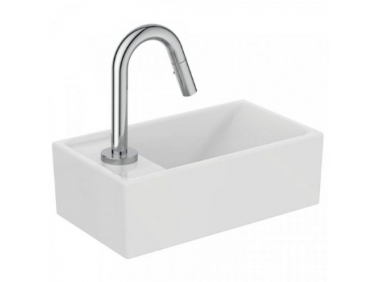 IDS Fontein PACK (met kraangat links / zonder overloop), inclusief Idealstream koudwaterkraan